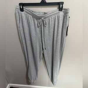 Vince Camuto Women's Cozy Ruched-Leg‎ Jogger Pants XL MSRP $79.00 Silver Heather